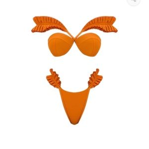 Andrea Iyamah MULAN ORANGE BIKINI